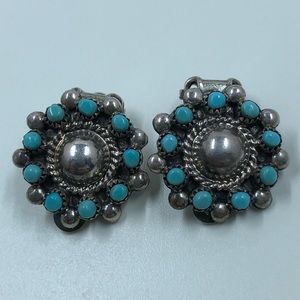 .925 Sterling & Turquoise Earrings